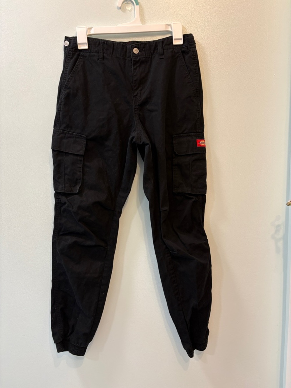 Dickies Black Cargo Jogger Pants with Utility Pockets
